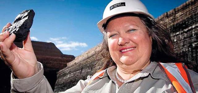 جينا رينهارت أغنى أثرياء أستراليا سابقاً طبقاً لقائمة «فوربس». أرشيفية