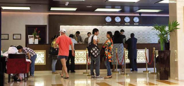 معظم النزلاء جاؤوا من السوق الخليجية إلى جانب أسواق شرق آسيا وأوروبا. تصوير: أحمد عرديتي