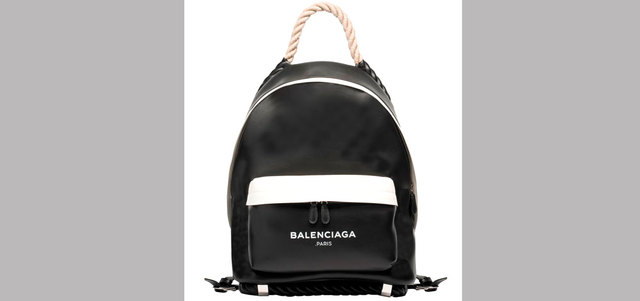 &laquo;بالنسياغا&raquo;: حقيبة ظهر ذات تصميم بحري بسيط بـ4220 درهماً.