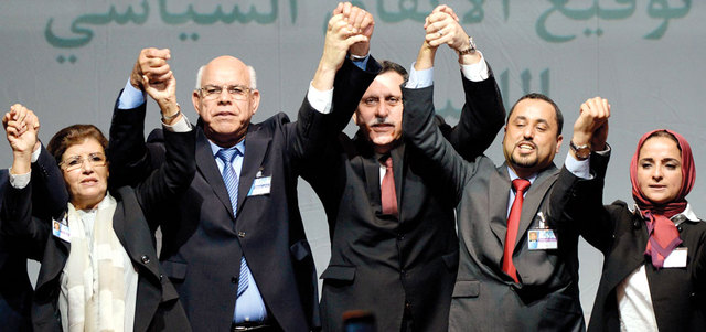 التوافق الليبي مهم لمحاربة التنظيم الإرهابي. أ.ف.ب