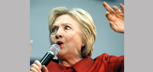 كلينتون لم تعترف بحقوق الفلسطينيين.  غيتي