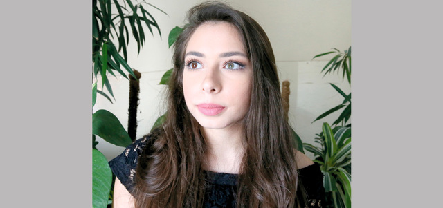 زينة جلاد طالبة في الجامعة الأميركية بالشارقة. تصوير :تشاندرا بالان