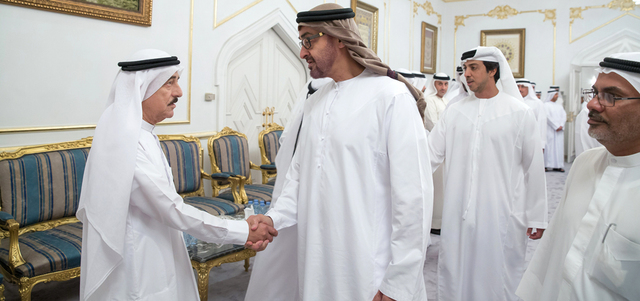 محمد بن زايد أعرب عن صادق تعازيه ومواساته لأشقاء وأبناء وأسرة الفقيد. وام