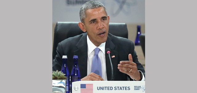 الرئيس الأميركي يرفض التدخل في الأزمة السورية. أ.ف.ب