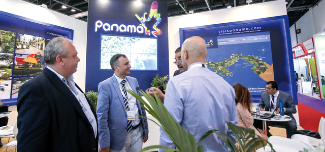 بنما تشارك للمرة الأولى بجناح لها بمعرض «سوق السفر العربي». تصوير: أشوك فيرما