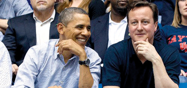 كاميرون قدّم الدعم إلى أوباما خلال الانتخابات الرئاسية. أرشيفية