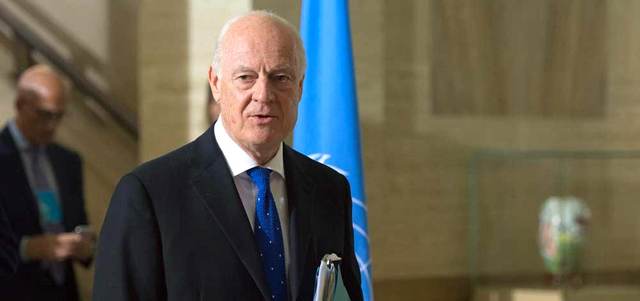 دي ميستورا عين مسؤولاً لمتابعة ملف المعتقلين في سورية.  أي.بي.إيه