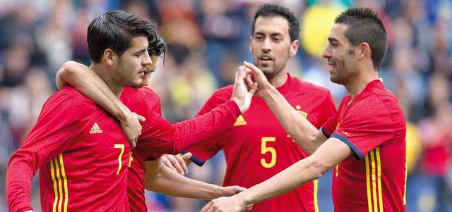 منتخب إسبانيا يدخل «يورو 2016» بمجموعة من اللاعبين الجدد. إي.بي.إيه