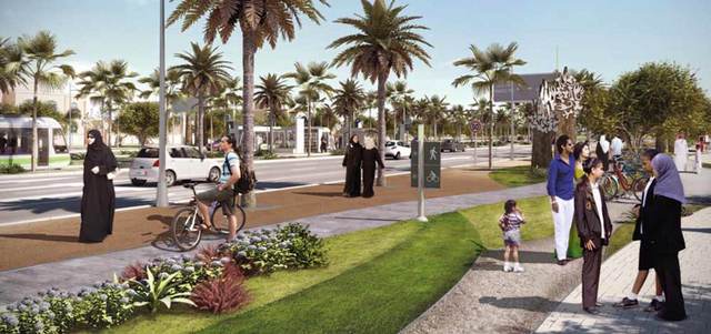 المشروع يغطي إنارة الشوارع الداخلية بكلفة 76.4 مليون درهم. من المصدر