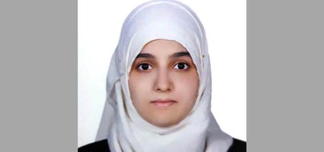 هاجر أحمد القطيفان.  الإمارات اليوم