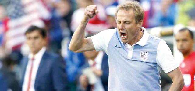 كلينسمان: لا أرى أي سبب يمنعنا من الفوز بـ«كوبا أميركا». أ.ب