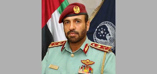 اللواء راشد ثاني المطروشي : أنظمة الأمن والسلامة الذكية في البرج حالت دون امتداد النيران إلى الداخل واقتصرت على واجهة البرج.