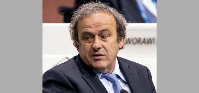 الرئيس السابق بلاتيني. أ.ف.ب