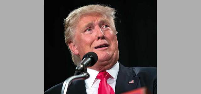 ترامب رجل مشاغب في عيون كثيرين. أ.ب