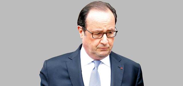 فرانسوا هولاند: على الفرنسيين إقامة كتلة منيعة لا يمكن لأحد أن يصدعها. رويترز