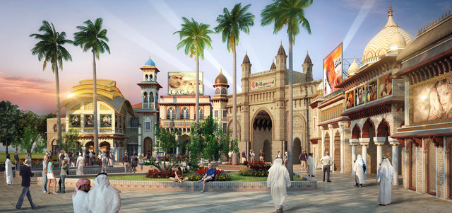 &laquo;دبي باركس آند ريزورتس&raquo; أكبر مدينة ترفيهية متكاملة في الشرق الأوسط ومن المقرر افتتاحها في أكتوبر 2016. من المصدر