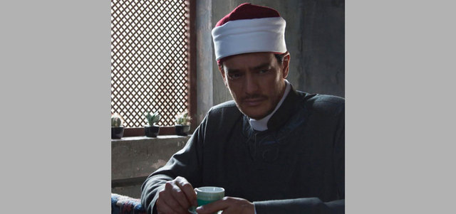 خالد أبوالنجا يقوم بدور داعية إسلامي في المسلسل. أرشيفية