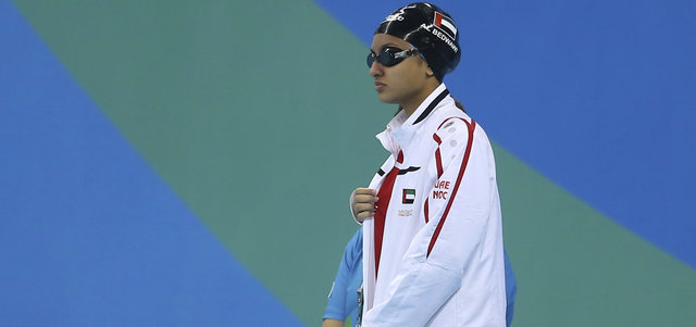 ندى البدواوي شاركت للمرة الأولى في ألعاب أولمبية. الإمارات اليوم
