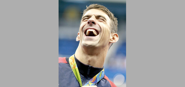 فيلبس رياضي استثنائي في تاريخ الألعاب الأولمبية. أ.ب