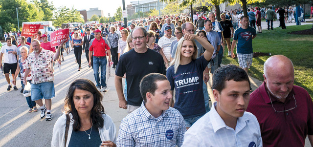 نشطاء ترامب لا يحترمون الحرس القديم من الحزب الجمهوري.  أ.ف.ب