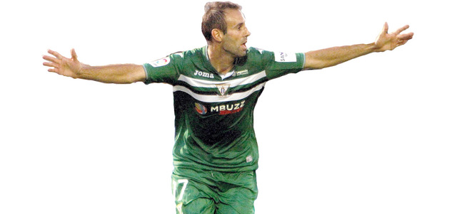 دياز سجل لليغانيس أول فوز له في تاريخ الليغا أمام سيلتا فيغو. إي.بي.إي