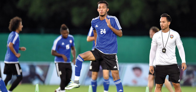 آخر تدريب للمنتخب في شنغهاي. من المصدر