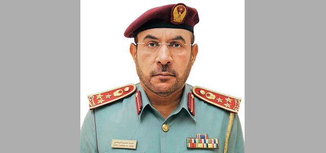العميد غيث حسن الزعابي : مدير عام التنسيق المروري في الوزارة