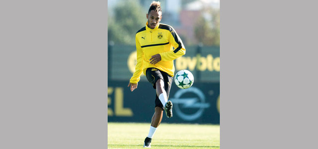 أوباميانغ سلاح دورتموند الهجومي. أ.ف.ب