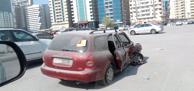 500 درهم على مالك السيارة غرامة المركبة المشوهة للمنظر العام. أرشيفية