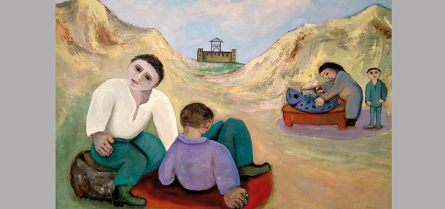 أعمال كمال يوسف جاءت تحت عنوان سريالي هو «كبسولة الزمن». من المصدر