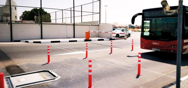 تجربة الجهاز بدأت في محطة العوير لإيواء الحافلات بالتنسيق مع الشركة الموردة. من المصدر