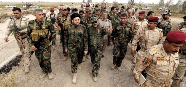 قوات الحشد الشعبي في العراق تأسّست بفتوى من السيستاني لمواجهة «داعش». أرشيفية