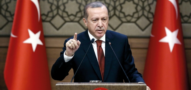 أردوغان: نحن مصممون على تطهير منبج في أقرب وقت من حزب الاتحاد الديمقراطي. أ.ب
