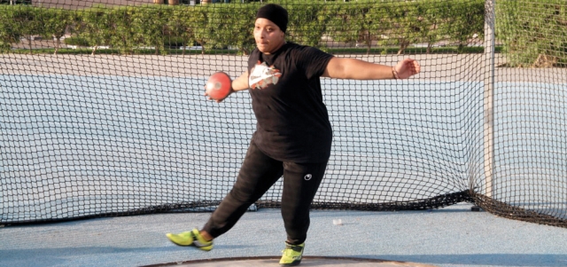 فاطمة الحوسني: أتمنى أن أصبح أول بطلة إماراتية تحصل على ميدالية أولمبية. الإمارات اليوم