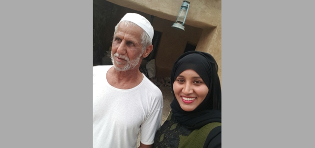 أحد المسنين الذين ارتكزت عليهم رحاب في استقاء المعلومات.