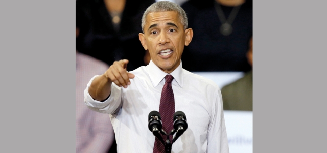 أوباما سخر مطولاً من ترامب في أمسية خلال عام 2011. غيتي