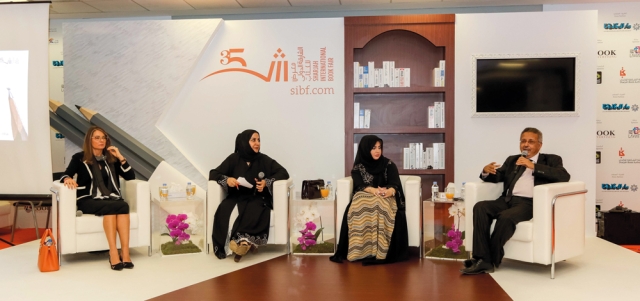 ندوة «من الإلهام إلى الترويج» التي استضافها ملتقى الكتاب.  من المصدر