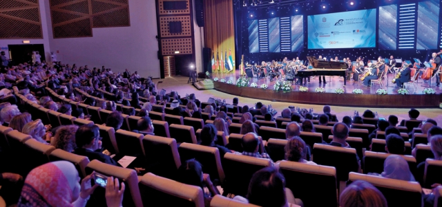 من فعاليات مسابقة البيانو. من المصدر