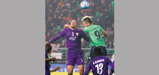 العين قدّم مباراة قوية رغم الخسارة أمام تشونبوك. أ.ف.ب