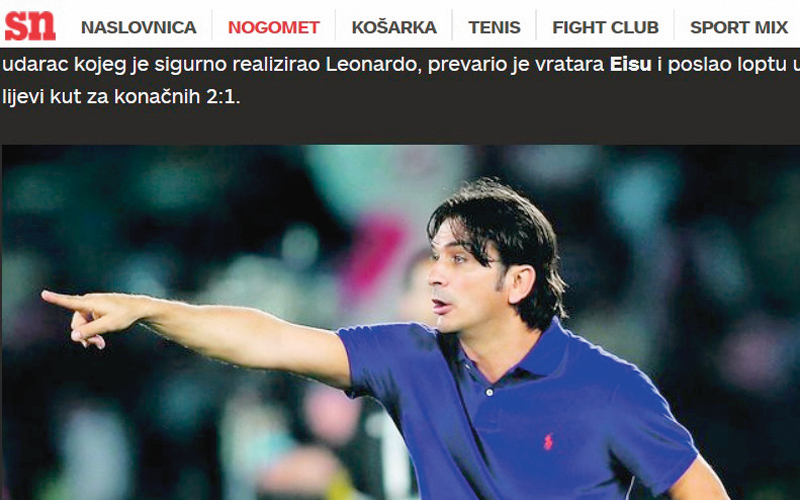 صحيفة «إس إن» الكرواتية تتحدث عن قرب تحقيق زلاتكو حلم اللقب الآسيوي مع فريق العين. الإمارات اليوم