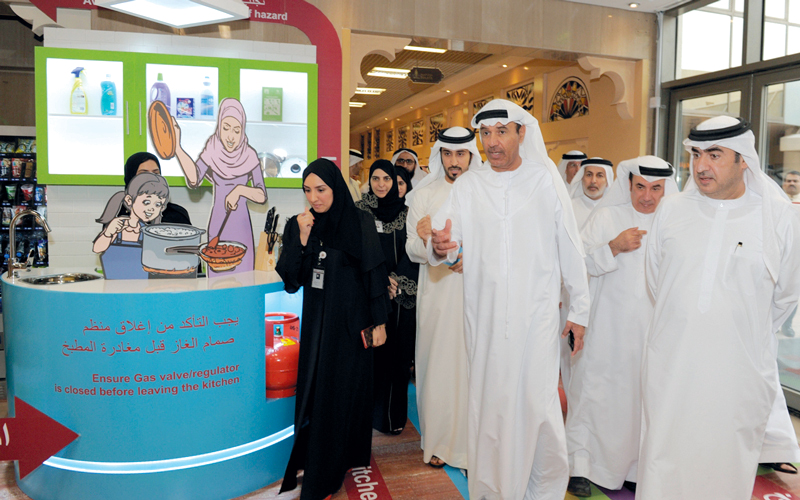 لوتاه خلال افتتاح الحملة التوعوية. من المصدر