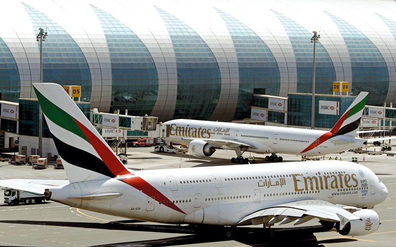 الإمارات تعد ضمن أسرع أسواق النقل الجوي نمواً في العالم. أرشيفية