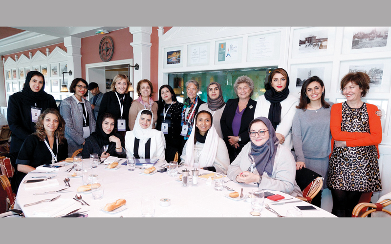 نخبة من القيادات من مختلف القطاعات الحكومية والأكاديمية والثقافية من كل أنحاء العالم شاركت في «منتدى المرأة العالمي».

من المصدر