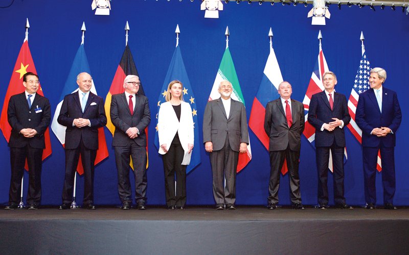 الاتحاد الأوروبي كان مفاوضاً رئيساً في الاتفاق النووي الإيراني.  أرشيفية