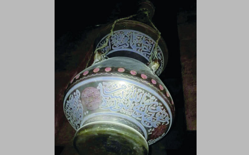 صورة أرشيفية لواحدة من المشكاوات التي تمت سرقتها.