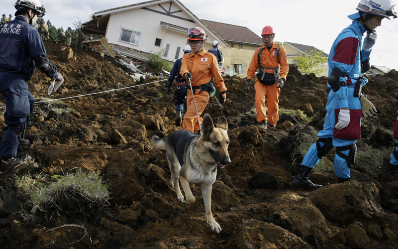 سلسلة زلازل اليابان في أبريل كلفت 31 مليار دولار. أرشيفية