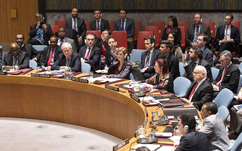 الأمم المتحدة أثبتت أن نتنياهو مخطئ عندما أصدرت قراراً يعتبر جميع المستوطنات في الأراضي المحتلة بعد عام 1967 غير شرعية. أ.ف.ب