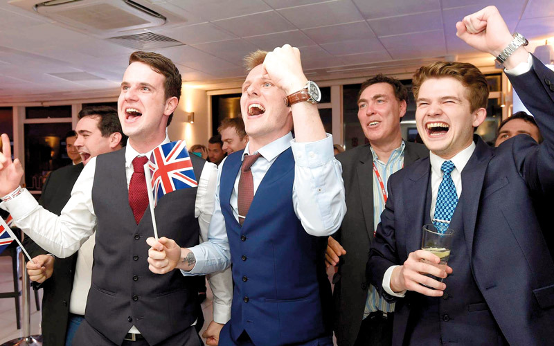 خروج بريطانيا أثار زلزالاً سياسياً في بلدان الاتحاد الأوروبي.  أرشيفية