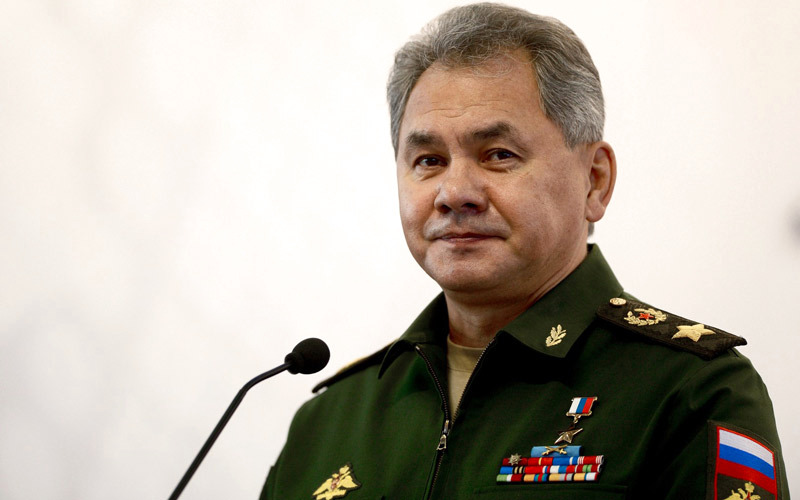 سيرغي شويغو: الجيش الروسي أنجز المهمة، التي كلفه بها الرئيس بوتين في سورية. أرشيفية