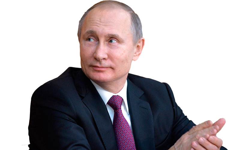 بوتين ليس بعيداً عما يحدث. أ.ب